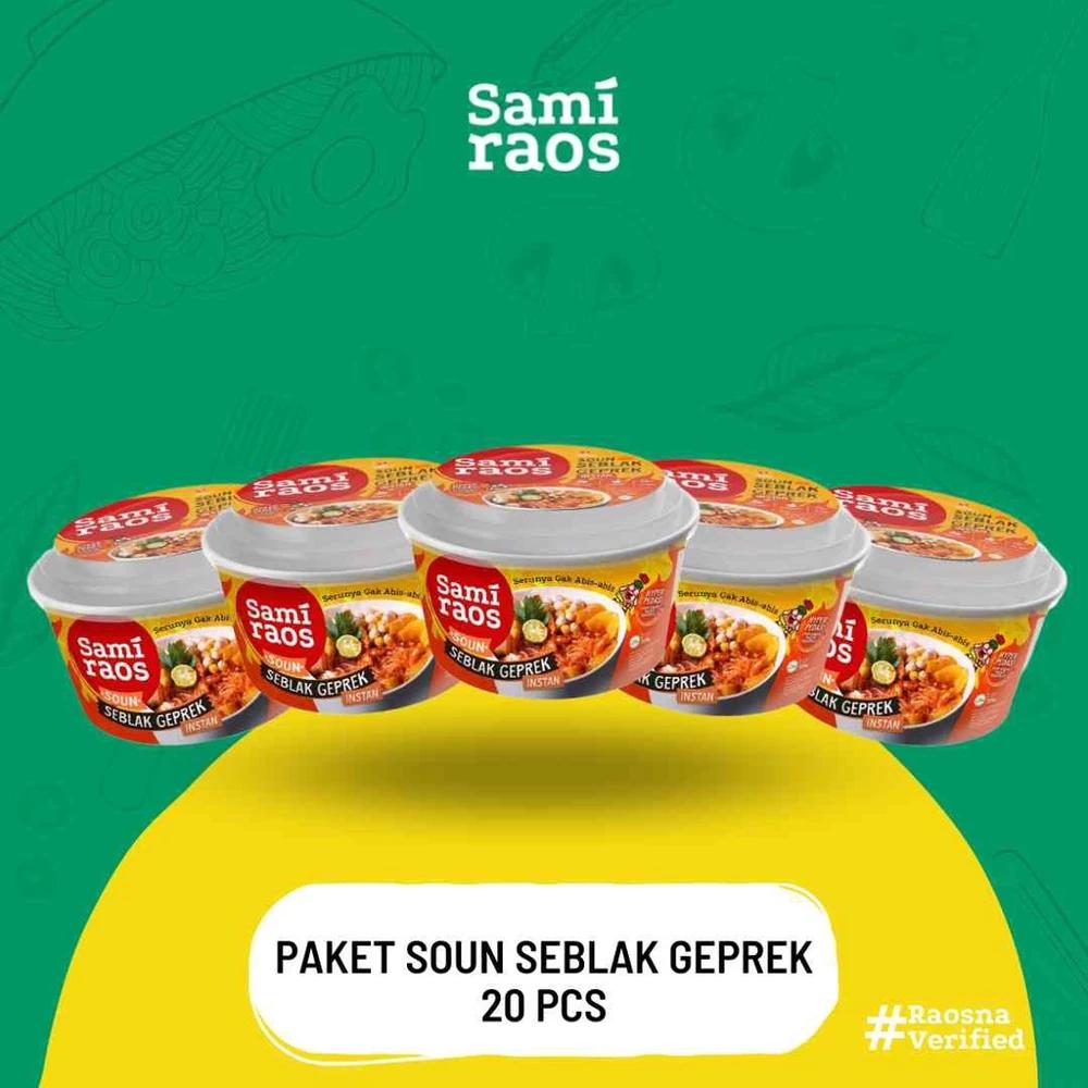 Paket 20 pcs Soun Seblak Geprek